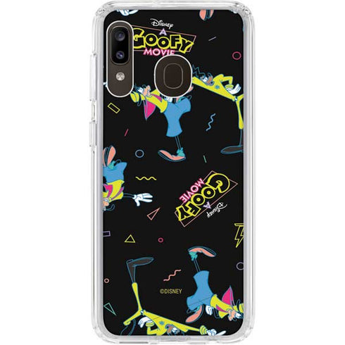 Disney Goofy Movie Pattern Galaxy A20 Clear Case