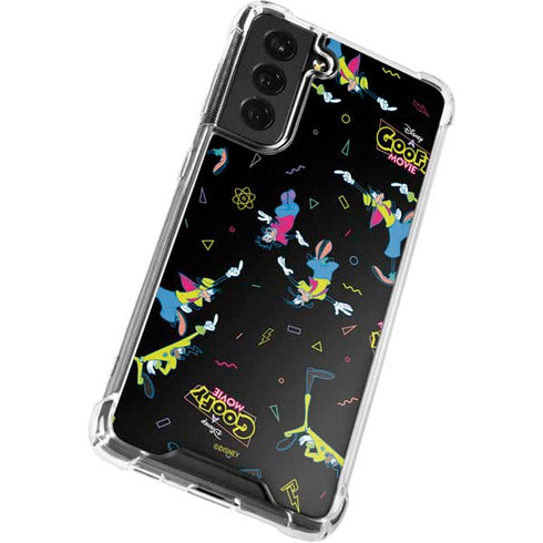 Disney Goofy Movie Pattern Galaxy S21 FE Clear Case
