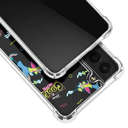 Disney Goofy Movie Pattern Galaxy S21 FE Clear Case