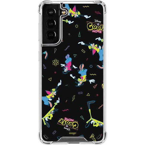 Disney Goofy Movie Pattern Galaxy S21 Plus 5G Clear Case