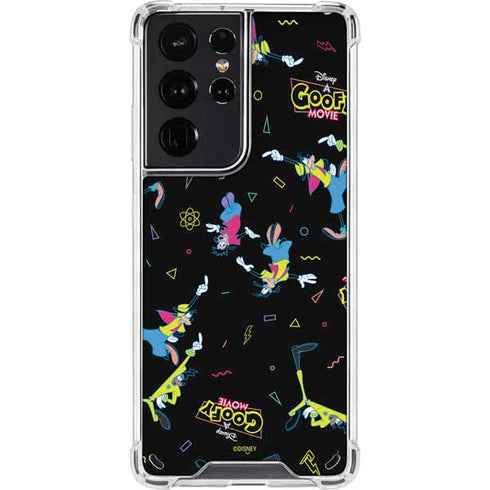 Disney Goofy Movie Pattern Galaxy S21 Ultra 5G Clear Case