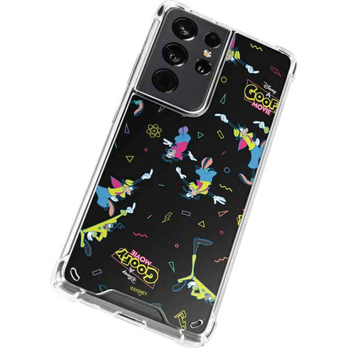 Disney Goofy Movie Pattern Galaxy S21 Ultra 5G Clear Case