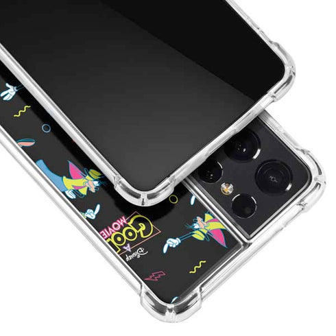 Disney Goofy Movie Pattern Galaxy S21 Ultra 5G Clear Case