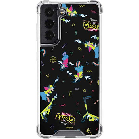 Disney Goofy Movie Pattern Galaxy S22 Clear Case