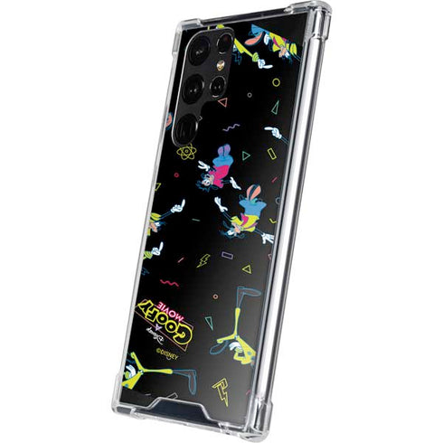 Disney Goofy Movie Pattern Galaxy S22 Ultra Clear Case