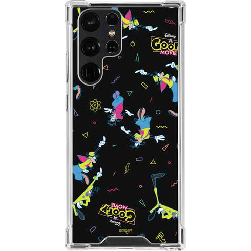 Disney Goofy Movie Pattern Galaxy S23 Ultra Clear Case