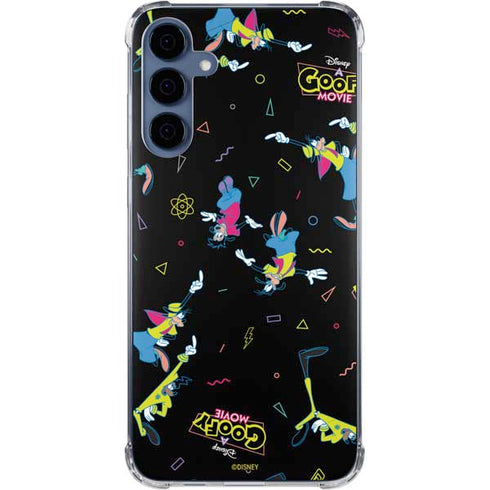 Disney Goofy Movie Pattern Galaxy S24 Clear Case