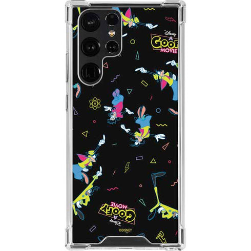 Disney Goofy Movie Pattern Galaxy S24 Ultra Clear Case