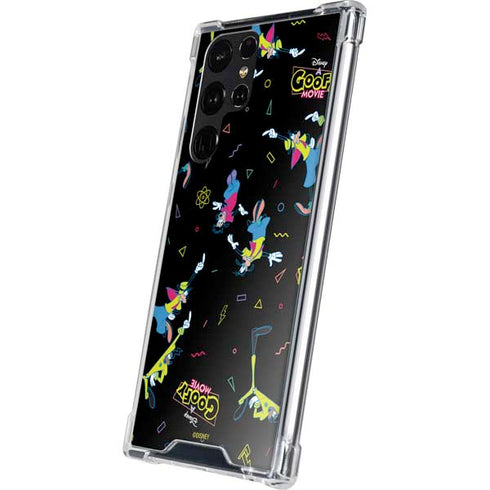 Disney Goofy Movie Pattern Galaxy S24 Ultra Clear Case