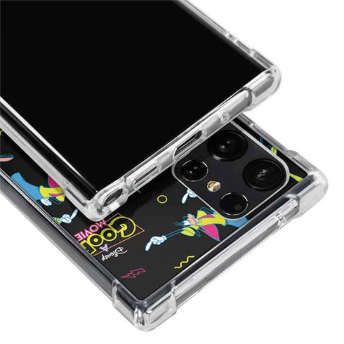 Disney Goofy Movie Pattern Galaxy S24 Ultra Clear Case