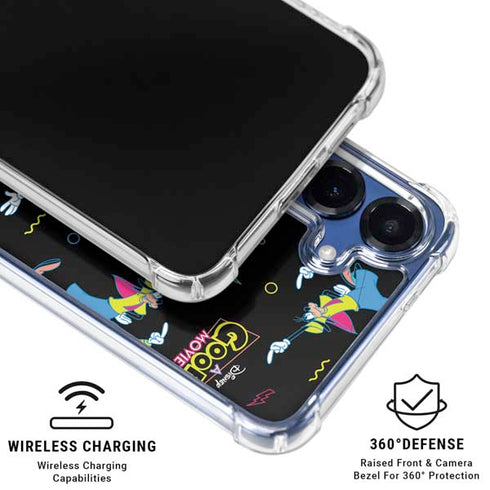 Disney Goofy Movie Pattern Galaxy S25 Clear Case