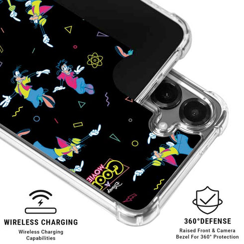 Disney Goofy Movie Pattern Galaxy S26 Clear Case