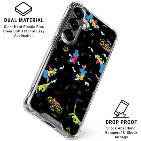Disney Goofy Movie Pattern Galaxy S26 Plus Clear Case