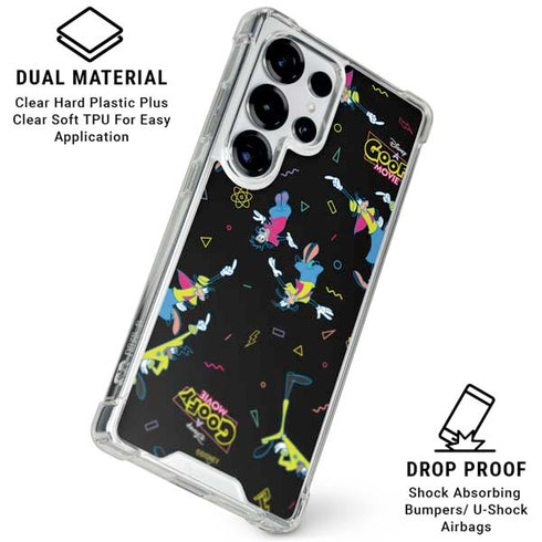 Disney Goofy Movie Pattern Galaxy S26 Ultra Clear Case