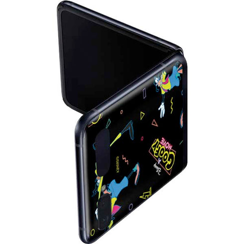 Disney Goofy Movie Pattern Galaxy Z Flip Skin