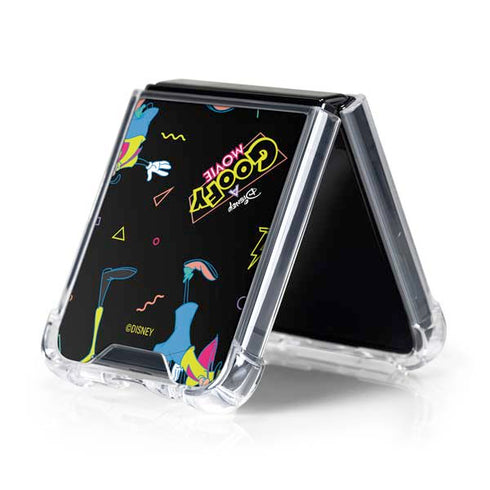 Disney Goofy Movie Pattern Galaxy Z Flip5 5G Clear Case
