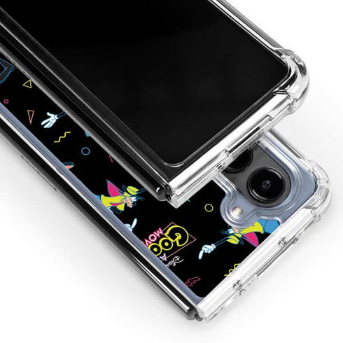 Disney Goofy Movie Pattern Galaxy Z Fold5 5G Clear Case