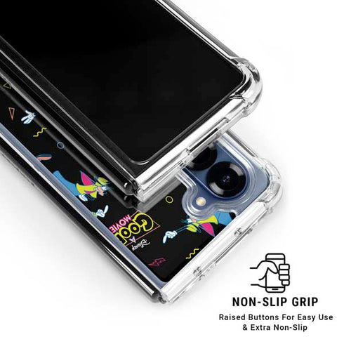 Disney Goofy Movie Pattern Galaxy Z Fold6 Clear Case