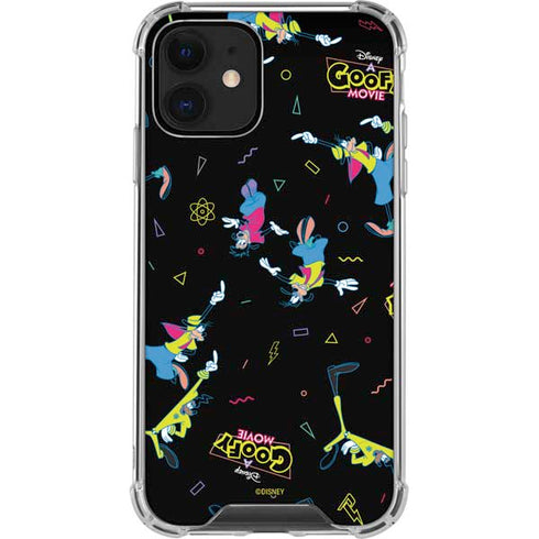 Disney Goofy Movie Pattern iPhone 12 Clear Case