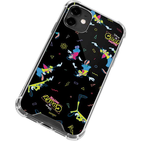 Disney Goofy Movie Pattern iPhone 12 Clear Case