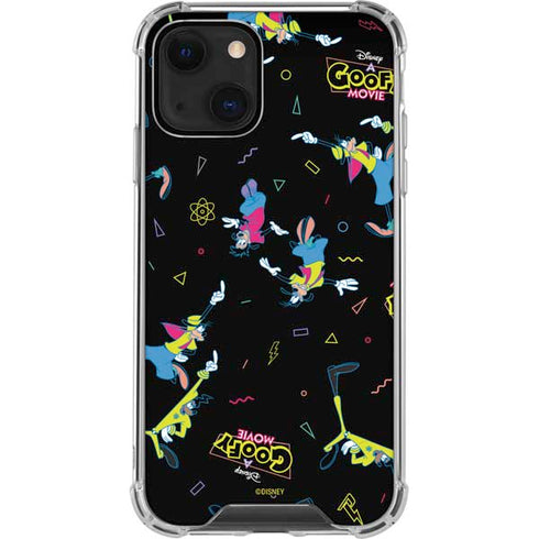 Disney Goofy Movie Pattern iPhone 13 Mini Clear Case