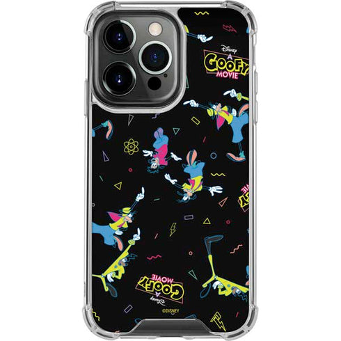 Disney Goofy Movie Pattern iPhone 13 Pro Clear Case