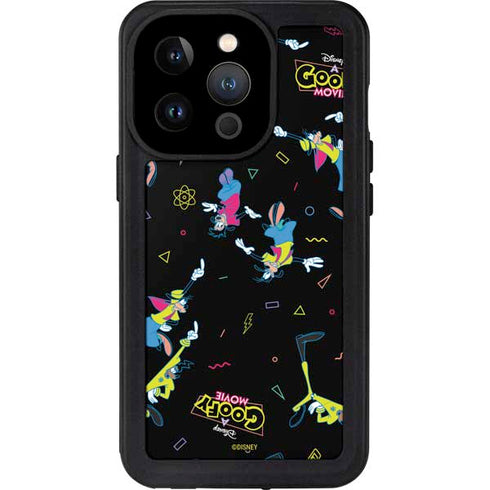 Disney Goofy Movie Pattern iPhone 14 Pro Waterproof Case