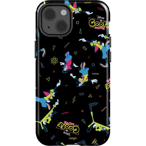 Disney Goofy Movie Pattern iPhone 15 Plus Impact Case