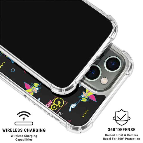 Disney Goofy Movie Pattern iPhone 15 Pro Clear Case