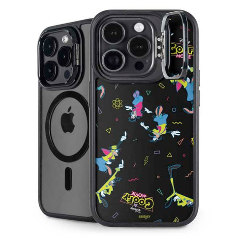 Disney Goofy Movie Pattern iPhone 15 Pro Max Kickstand Case
