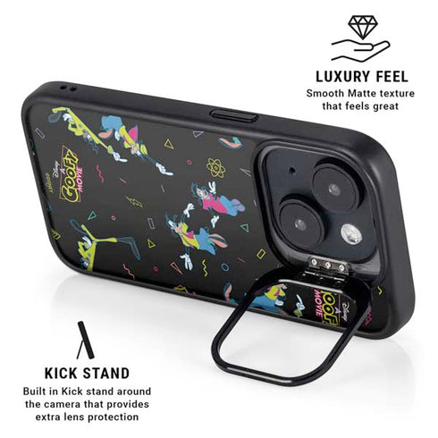 Disney Goofy Movie Pattern iPhone 16 Kickstand Case