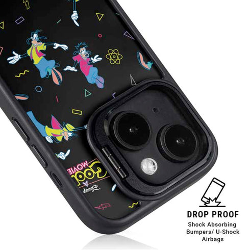 Disney Goofy Movie Pattern iPhone 16 Kickstand Case