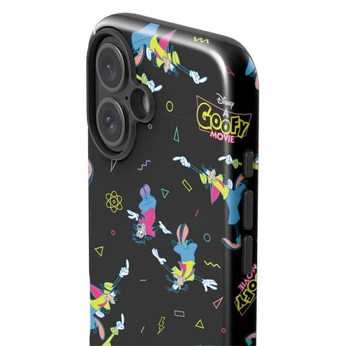 Disney Goofy Movie Pattern iPhone 16 Plus Impact Case