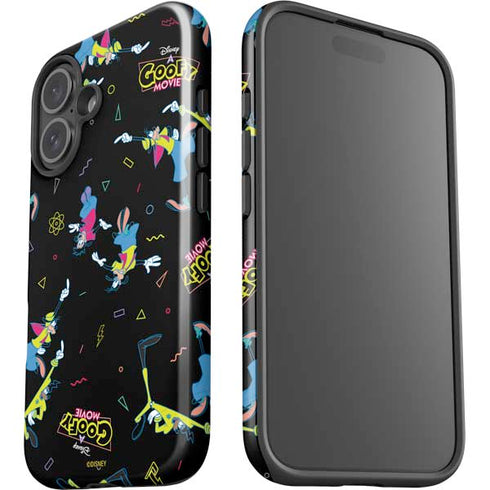 Disney Goofy Movie Pattern iPhone 16 Plus Impact Case