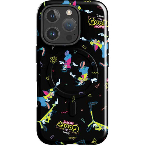 Disney Goofy Movie Pattern iPhone 16 Pro Magsafe Impact Case