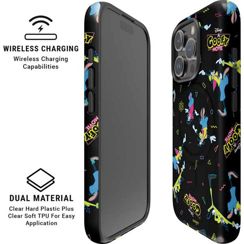 Disney Goofy Movie Pattern iPhone 16 Pro Magsafe Impact Case