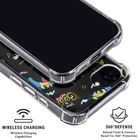 Disney Goofy Movie Pattern iPhone 16e Clear Case