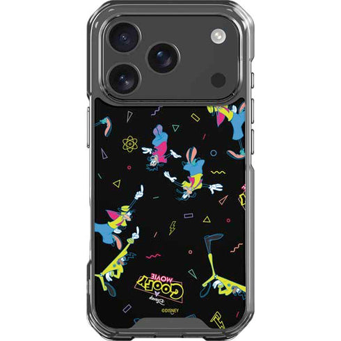 Disney Goofy Movie Pattern iPhone 17 Pro Clear Case