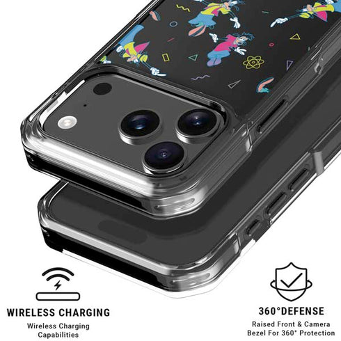 Disney Goofy Movie Pattern iPhone 17 Pro Max Clear Case