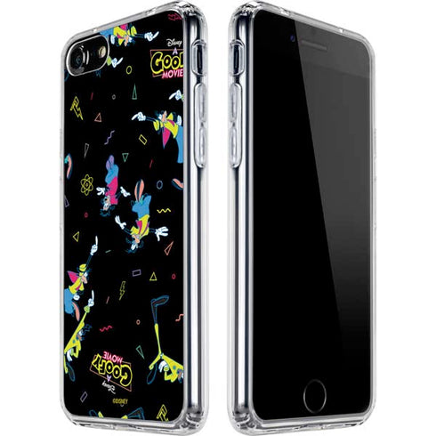 Disney Goofy Movie Pattern iPhone SE (2nd & 3rd Gen) Clear Case