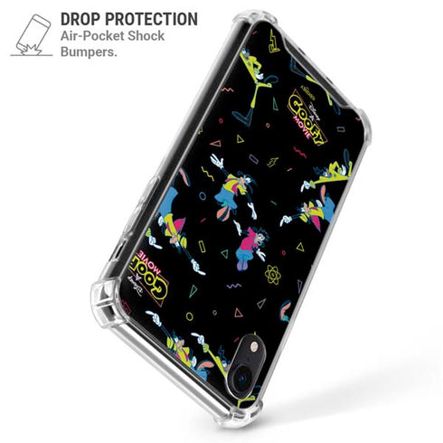 Disney Goofy Movie Pattern iPhone XR Clear Case