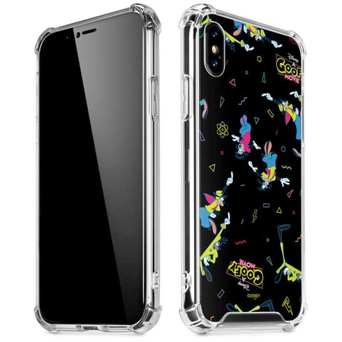 Disney Goofy Movie Pattern iPhone XS Max Clear Case