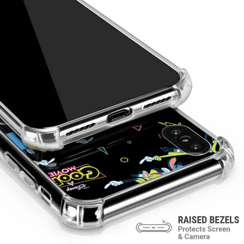 Disney Goofy Movie Pattern iPhone XS Max Clear Case