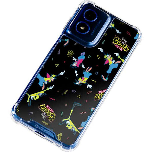 Disney Goofy Movie Pattern Moto G Play 4G (2024) Clear Case