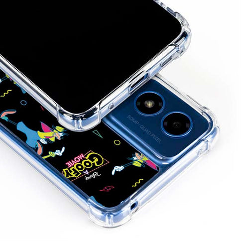 Disney Goofy Movie Pattern Moto G Play 4G (2024) Clear Case
