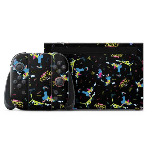 Disney Goofy Movie Pattern Nintendo Skins
