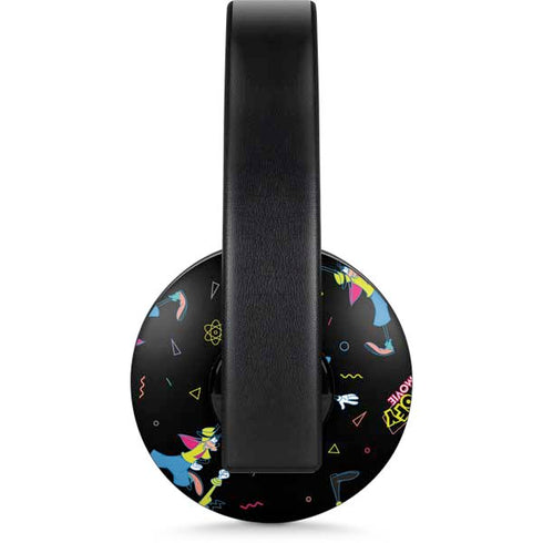 Disney Goofy Movie Pattern PlayStation 4 Gold Wireless Headset Skin
