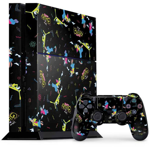 Disney Goofy Movie Pattern PS4 Console and Controller Bundle Skin