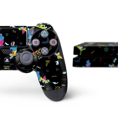 Disney Goofy Movie Pattern PS4 Console and Controller Bundle Skin