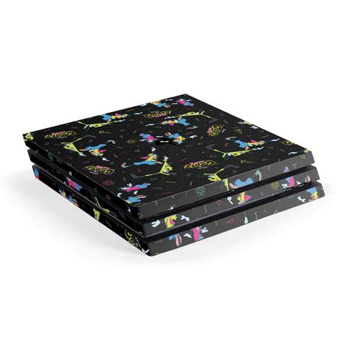Disney Goofy Movie Pattern PS4 Pro Console Skin